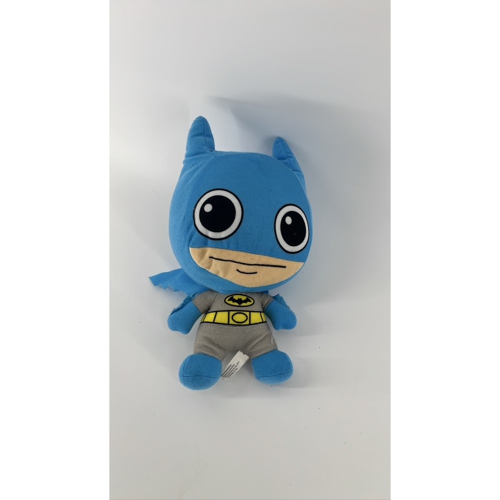 DC Comics Batman Plush 8 Inch Blue Grey Stylized Big Eyes Superhero Toy 2017‎